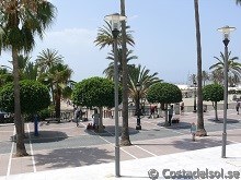 Strandpromenaden i Marbella