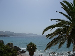 Vy över havet i Nerja