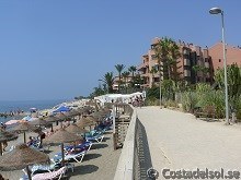 Strandpromenaden i Puerto Banus