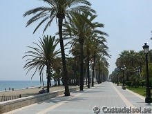 Strandpromenaden i San Pedro de Alcantara