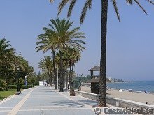 Strandpromenaden i San Pedro de Alcantara