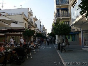 Gågatan i San Pedro de Alcantara 